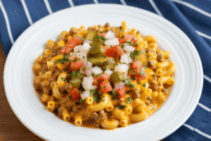 Healthy Cheeseburger Casserole (Gluten-Free) | Real Food RN