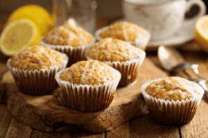 Grain-Free Lemon Poppy Seed Muffins