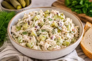 Healthier Dill Pickle Chicken Salad | Real Food RN