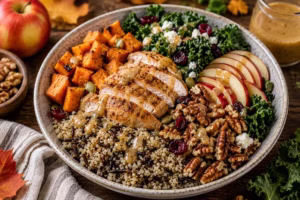 Autumn Harvest Chicken & Grain Bowl