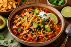Hearty Chicken Tortilla Soup