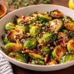Healthy Hot Honey Glazed Brussels Sprouts