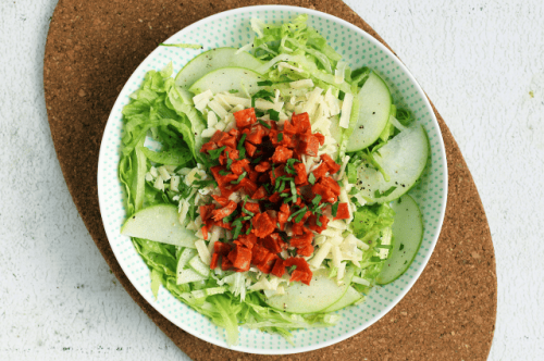 Quick 10-Minute Chorizo Cheese Salad | Real Food RN